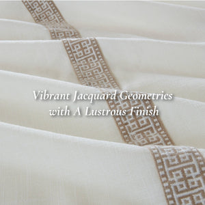English Elm 9-piece King Bedding Set Velvet Slub Fabric Embroidered Comforter with Euro Shams Tan+Ivory B035P482956