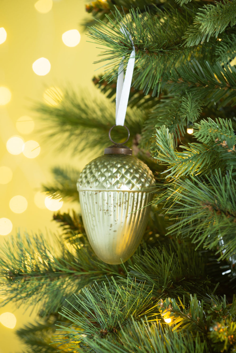English Elm 2.8x2.8x4.3" Tear Drop Ornament Set of 12 — Shiny Glass Holiday Tree Decorations for Weddings & Parties W2078P253562