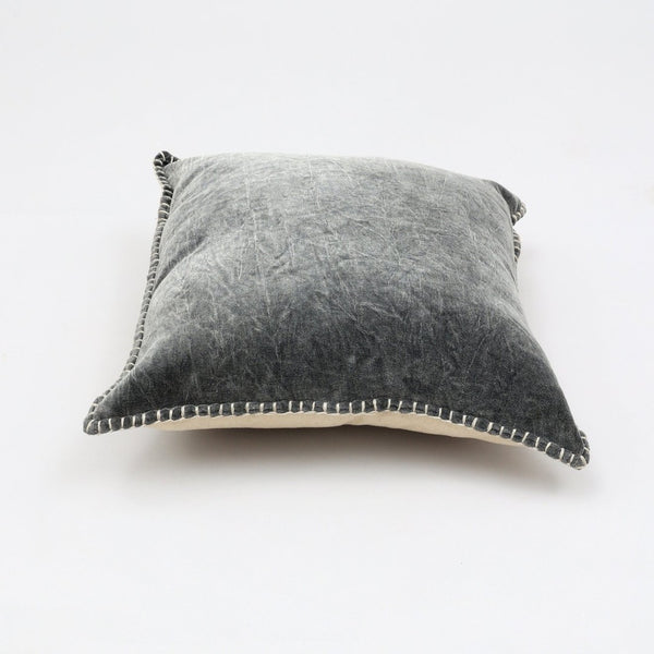 English Elm Stonewashed Cotton Velvet Throw Pillow - Hand-Stitched Edges For Comfort & Style - 19X19" Accent B346P321251-GIGA