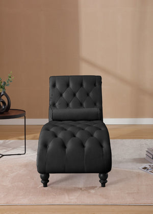 English Elm Classical Velvet Tufted Recliner Armchair with Nailhead Trim and Solid Wood Frame W2795P448683