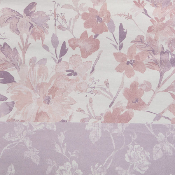 English Elm Floral Paisley Comforter Set Twin/Twin XL - Soft Microfiber, Anti-Microbial, Decorative Pillows Pink 19.68 L x 12.99 W x 6.3 H B035P294217