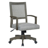 Dlx Cane Back Bankers Chair