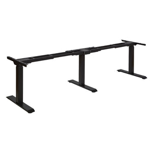 OSP Home Furnishings 3-way Adjustable Table Base with Three Height Positions for Dining or Work Surfaces Black OYF333-BK