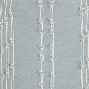 English Elm King/Cal Kara Cotton Jacquard Duvet Cover Set - Eco OEKO-TEX, Aqua Diamond Reverse, Button Closure, 3pc B03596483