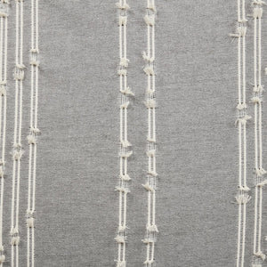 English Elm King/Cal King Kara Cotton Jacquard Duvet Cover Set — OEKO-TEX Eco-Friendly Striped & Diamond Bedding, Button Closure, Tie Corners, Easy Care Gray 11.81 L x 9.84 W x 6.3 H B03596508