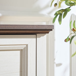 English Elm Farmhouse 7-Drawer Dresser - Rustic Storage Organizer For Bedroom, Living Room & Hallway Decor W2393P195498