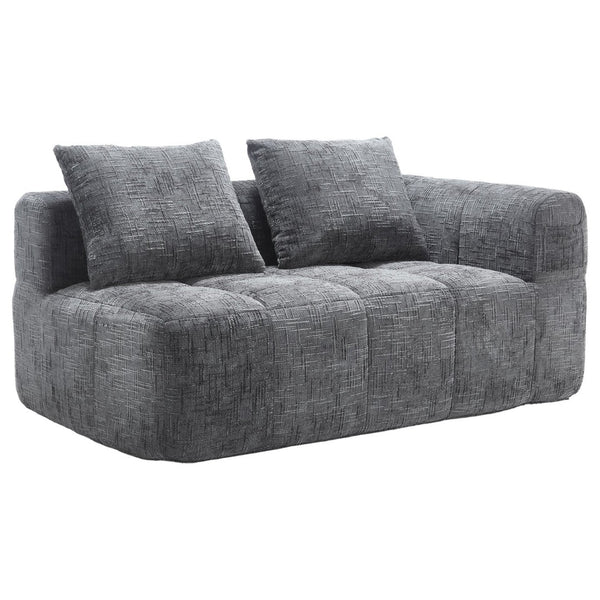 English Elm United Chenille Loveseat Sofa - Cozy Minimalist Modular Sleeper For Small Spaces & Modern Living W1568P255144-GIGA