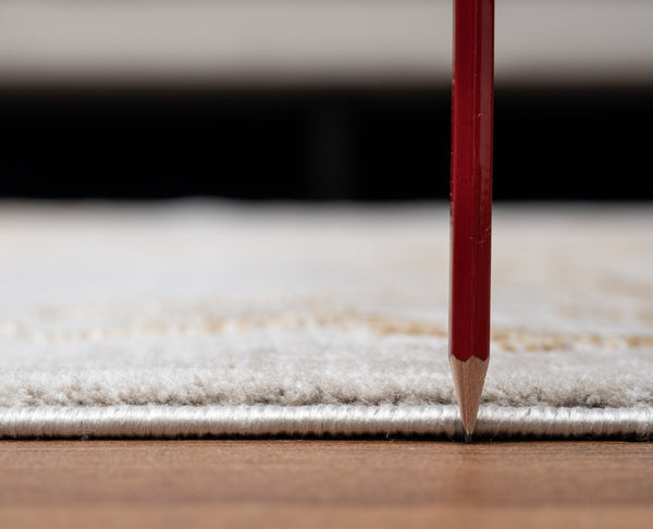 English Elm Elegance Gold Area Rug 7'10" X 10'3" - Durable, Soft, Pet-Friendly Design For High-Traffic Spaces B186P181036