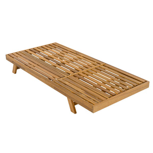 English Elm Christopher Knight Home® - Lounge Chaise Set – Stylish Acacia Wood With Dark Grey Water-Resistant Cushions For Outdoor Comfort N770P253442T_N770P253018G