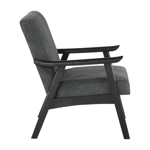 OSP Home Furnishings Weldon Armchair Charcoal