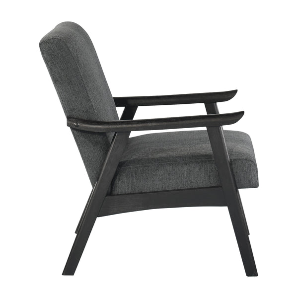 OSP Home Furnishings Weldon Armchair Charcoal