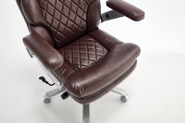 English Elm 500lbs Heavy Duty Executive Chair Wide Spring Seat Ergonomic High Back Home Office W5201P419026