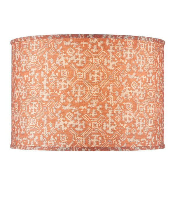 Currey & Company Nomad Beige Drum Lamp Shade - Elegant Desert-inspired Design By Lacefield For Timeless Home Décor Orange Cotton 0900-6014-currey-company