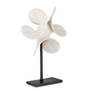 Helice Marble Ring - Stunning Handcrafted Sculpture with Dynamic Propeller Shape for Elegant Spaces