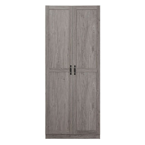 Manhattan Comfort Hopkins Modern Wardrobe Grey 2GLF-GY