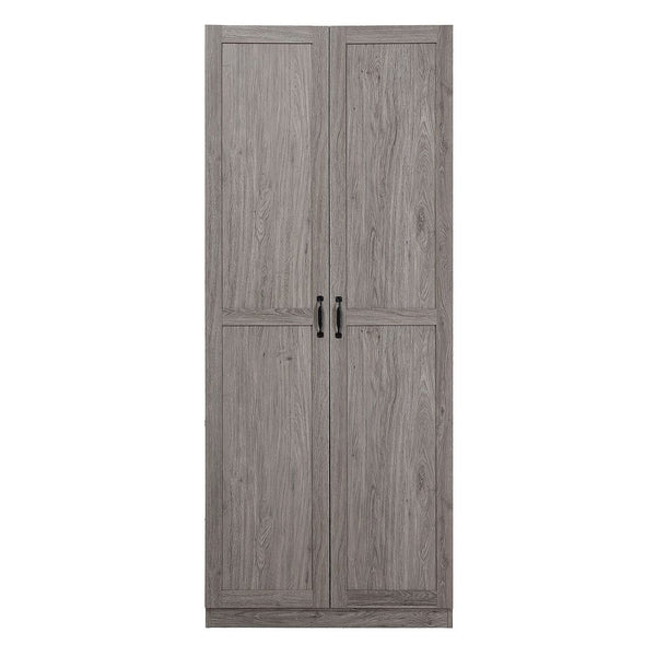 Manhattan Comfort Hopkins Modern Wardrobe Grey 2GLF-GY