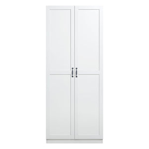Manhattan Comfort Hopkins Modern Wardrobe White 2GLF-WH