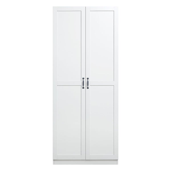 Manhattan Comfort Hopkins Modern Wardrobe White 2GLF-WH