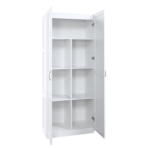 Manhattan Comfort Hopkins Modern Wardrobe White 2GLF-WH