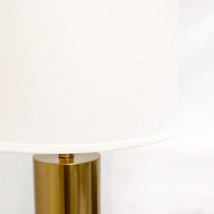 Pasargad Home Rhoda Marble White/Gold Table Lamp - Elegant Design Perfect For Any Space, H25" White Marble Pmt-29011