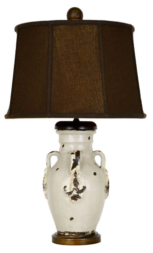 Zeugma Zg121 Amber - Stylish 9”W X 29”H Decorative Piece, Perfect For Home Décor And Unique Gifts!   Zg121 Amber  With Zec/16 Brown Shade