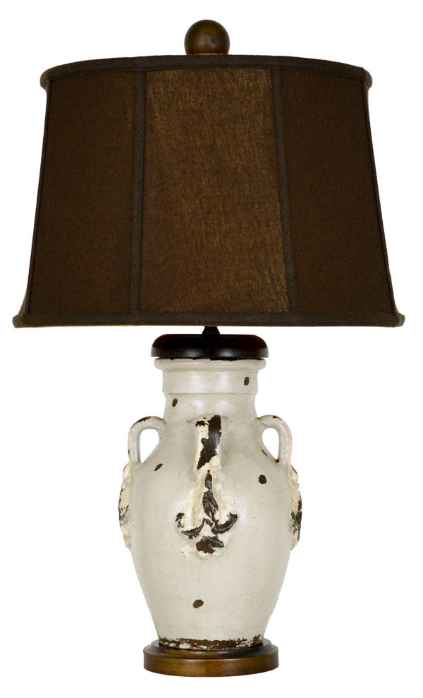 Zeugma Zg121 Amber - Stylish 9”W X 29”H Decorative Piece, Perfect For Home Décor And Unique Gifts!   Zg121 Amber  With Zec/16 Brown Shade