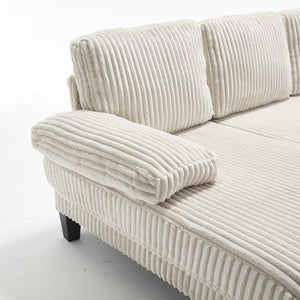 English Elm U-Shaped 4-Seat Sofa With Double Chaise - Luxurious Velvet Comfort For Modern Living Spaces W2705S00014-GIGA