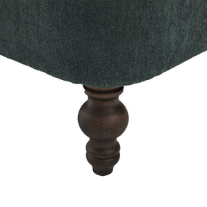 English Elm UNITED Oversized Chaise Lounge Sofa Bed with Solid Wood Arms, High-Resilience Foam, 800lb Capacity and Storage Pockets Emerald W1568S00207