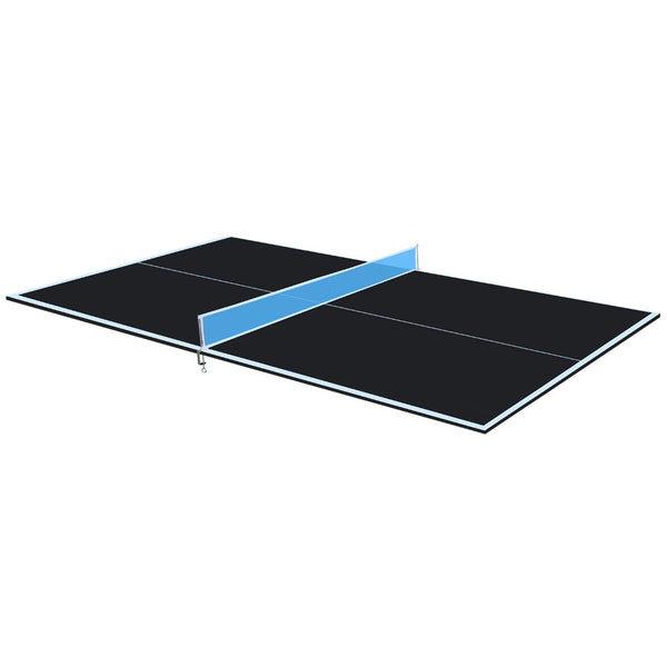 English Elm 8.5ft Regulation Ping Pong Conversion Top Foldable Mdf Surface for Game Rooms Black W1408P401726