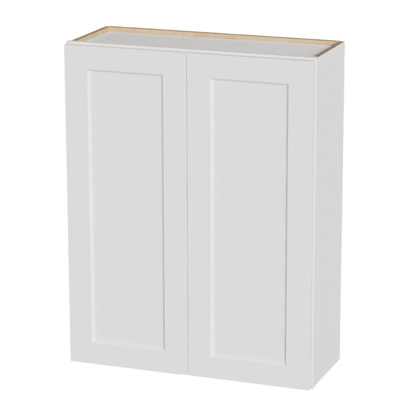 English Elm 33 Inch Solid Wood Shaker Wall Cabinet Soft Close Doors Adjustable Shelves Kitchen Bath T2950P490384