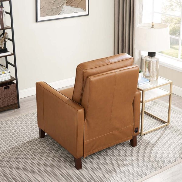 English Elm Ashby Zero Gravity Recliner with Power Headrest, Modern Chic Track Arms, Ultimate Deep Relaxation B2705P331896