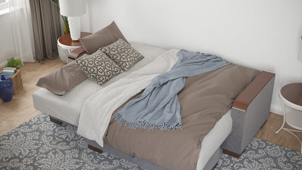 English Elm Primenest Zenaero Convertible Chaise Lounge With Storage - Stylish Upholstered Sleeper For Comfort B030P303547-GIGA