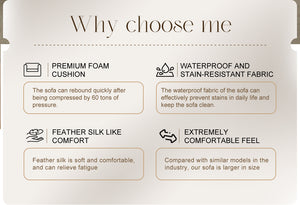 English Elm Modular Sectional Sofa - Space-Saving Light Gray Sleeper Couch With Comfy Sherpa Fabric Design W3622S00008