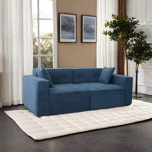 English Elm Modern Teddy Velvet Sofa – 3-Seat Full Foam Comfort, Soft Polyester-Cotton Cushions, 72H Rebound Time W1183S00015
