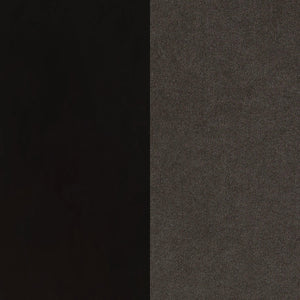 English Elm Sherry Round Marble Dining Set with Scalloped Pedestal and Tufted Linen Chairs, Rustic Espresso Finish Brown B062S01197