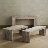 Kanor Whitewash Bench