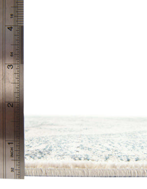 Unique Loom Newport Ochre Machine Made Border Rug Gray, Ivory 7' 1" x 7' 1"