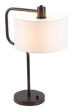 Middlemist Table Lamp White 56146 Zuo Modern