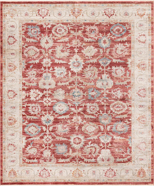 Unique Loom Noble Alexander Machine Made Floral Rug Red, Blue/Gray/Ivory/Olive/Puce/Beige 9' 0" x 11' 3"