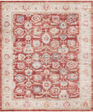 Unique Loom Noble Alexander Machine Made Floral Rug Red, Blue/Gray/Ivory/Olive/Puce/Beige 9' 0" x 11' 3"