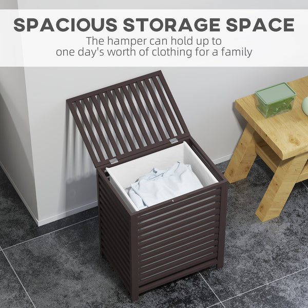 English Elm HOMCOM Slim Bathroom Storage Cabinet Narrow Freestanding Organizer with Drawers & Hidden Compartments Coffee W2225P200754