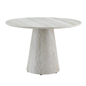 English Elm Only Round Mdf Dining Tabletop Light Wood Grain Finish Casual Family Meals W1151P388761