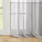 Croscill Casual Romo Casual Dual-colored Curtain Panel (Single) CCA40-0014 White/Grey