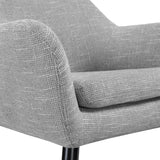 OSP Home Furnishings Della Mid-Century Chair Grey