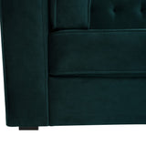 Christopher Knight Home® - Noble House - - 3-Seater Sofa, Upholstered Tufted Coach, Velvet Sofa, Green