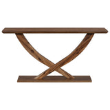 Christopher Knight Home® - Noble House - - Mirod 57'' Modern Rustic Console Table With Cross-Leg Design,Sturdy Construction And Ample Surface Space,Perfect For Living Room Or Bedroom