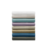 Madison Park 800 Thread Count Casual Cotton Blend Sateen Sheet Set MPH20-0010 Purple