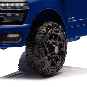 English Elm Licensed Dodge Ram 3500 Kids Electric Ride on Truck with Remote Suspension Bluetooth W1578P346249