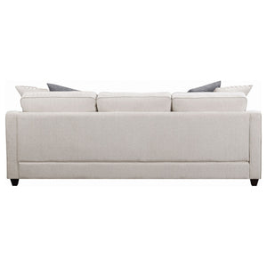English Elm Isla Platinum L-Shaped Upholstered Sectional Sofa with Reversible Chaise, Plush Seats & Throw Pillows B062P357788