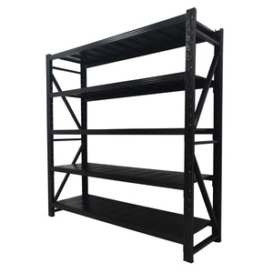 English Elm Five-tier Adjustable Metal Shelving Unit for Garage Warehouse and Basement Storage W3752S00026